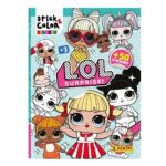 Альбом с раскрасками и играми LOL OFFICIAL STICK&COLOR+ 50 наклеек (голубой) Panini 8018190097146